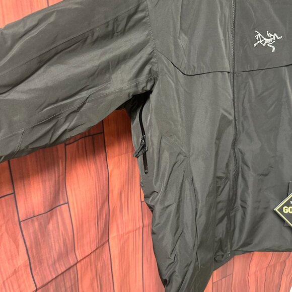 Men's Goose Down Arcteryx Logo Waterproof Warm Hooded Ski Down Jacket - Picture 3 of 13